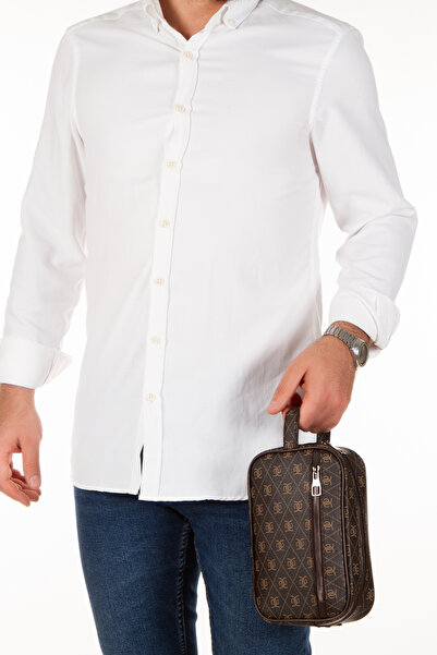 Milan Özsay Patterned Travel Shaving Handbag