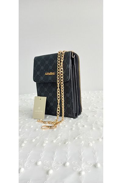Armine 266 Black Dotted Bag