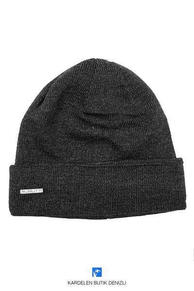 Kardelen Butik Denizli Autumn Winter Soft Beret For Women And Men ( Thin Dark Gray )