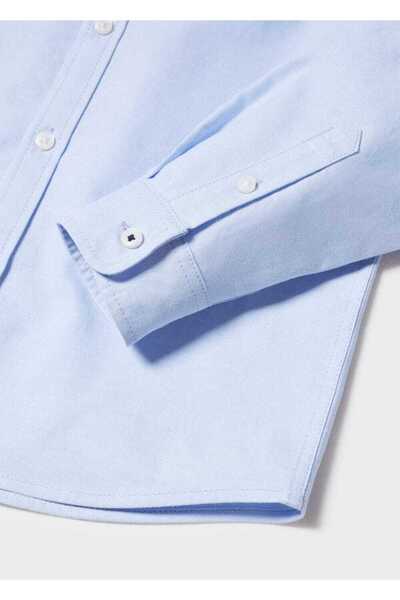 MANGO Kids Pamuklu Oxford gömlek