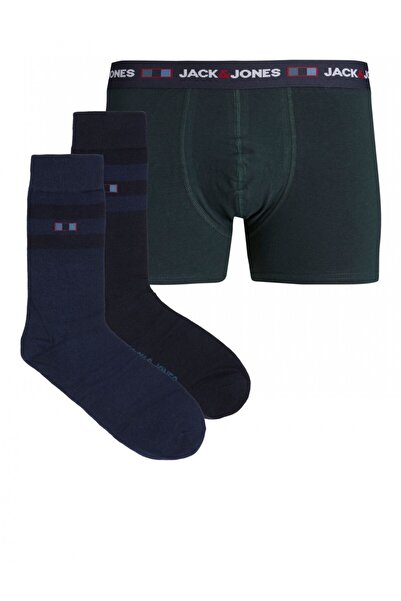 Jack & Jones Πακέτο κάλτσες μπόξερ JACDNA LOGO GIFTBOX