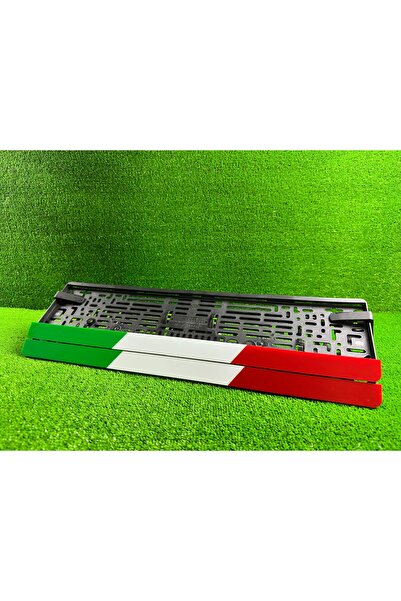 Plakam54 Italya Renkleri 3d Kabrtmalı Pleksi Araba Plakalığı 1 Takım