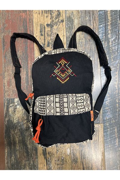 Street Bag Nubi Ethnic Αυθεντικό Σακίδιο πλάτης με μοτίβο Κεντημένο Σακίδιο πλάτης Bohemian Καθημερινή χρήση Ταξίδι