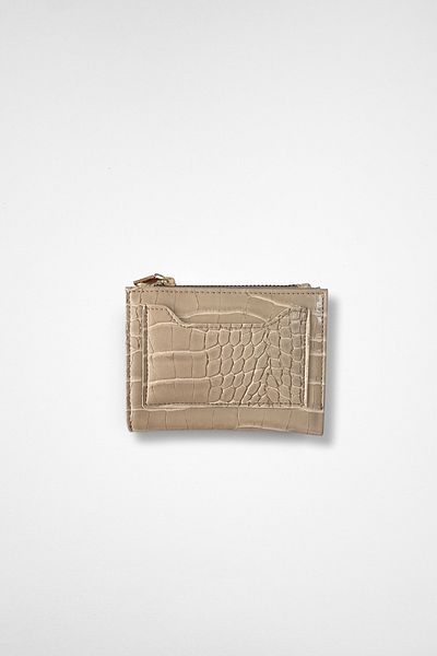 Yuka Atelier Портфейл Noona със змийски шарки от изкуствена кожа