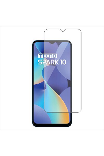 TechnoZone Tecno Spark 10 Kırılmaz Ekran Koruyucu Temperli Cam