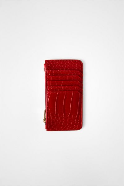Yuka Atelier Nomu Card Holder Detailed Faux Leather Wallet