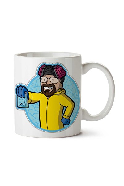 ART HEDİYE Breaking Bad Vault Boy.png Two Sided Printed Mug