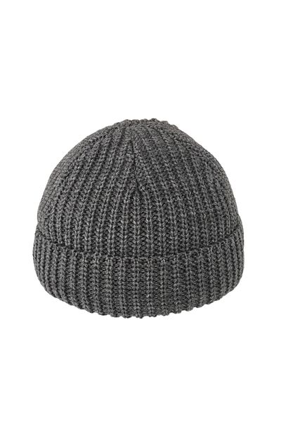 Outlet Çarşım Ανδρικό πλεκτό καπέλο κοντό μοντέλο Hipster Skullcap