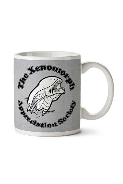 ART HEDİYE كوب مطبوع على الجانبين من Alien The Xenomorph Appreciation Society