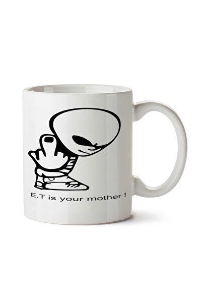 ART HEDİYE الغريبة E.Tكوب مطبوع عليه وجهين من Is Your Mother
