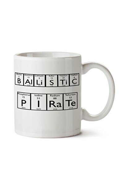 ART HEDİYE Ballistic Pirate Ballistic Pirate Periodic Ruler Two Side Printed ...