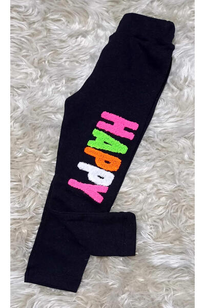 krm kerem bebe Written Children's Winter Lycra Flexible Thermal Tights