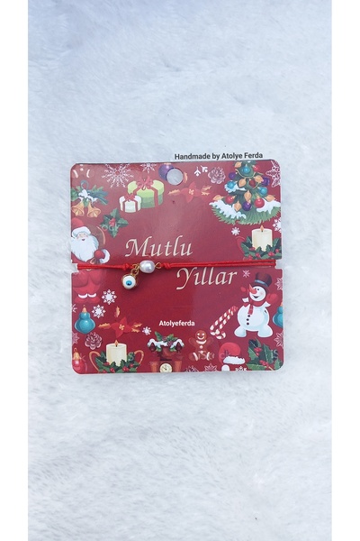 Atolye Ferda Lucky Bracelet and Wish Bracelet with Natural Pearl and Evil Eye Beads