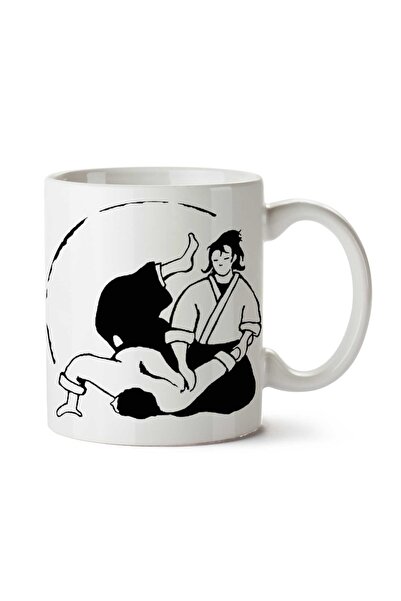 ART HEDİYE كوب آيكيدو 2 مطبوع على الجانبين