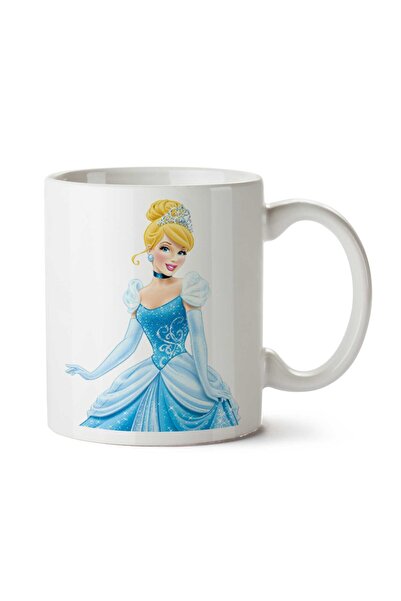 ART HEDİYE كوب جميل مطبوع على الجانبين من Cinderella-PNG