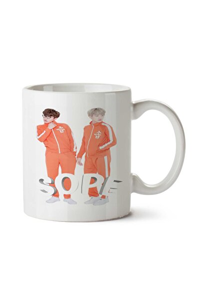 ART HEDİYE كوب BTS SOPE مطبوع على الجانبين