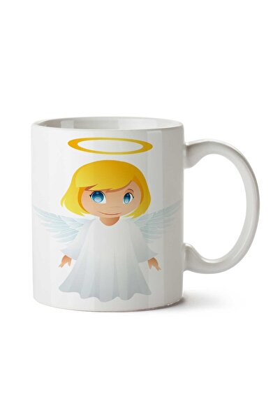 ART HEDİYE كوب مطبوع على الجانبين من Angel-Free-Download-PNG