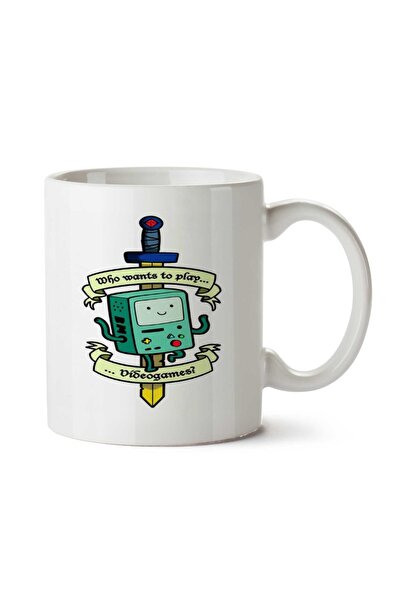 ART HEDİYE كوب مطبوع على الجانبين من BMO Game