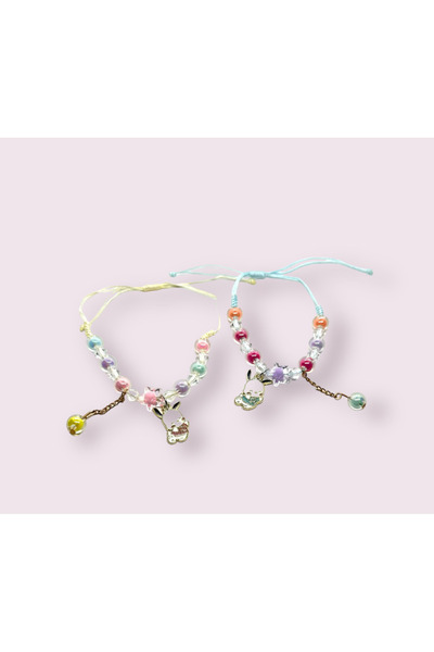 facnspt Kawaii Sanrio - Pochacco Boncuklu Couple İp Bileklik