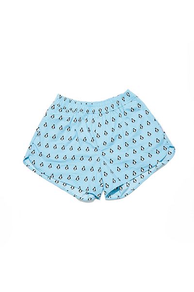Paul Kenzie Pantaloni scurți de acasă pentru femei cu model – Colecția Chill Space – Cool Like Penguin