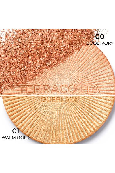 Guerlain Terracotta Luminizer - 96% مكونات طبيعية وزيت الأرغان، مسحوق مرطب ومشرق