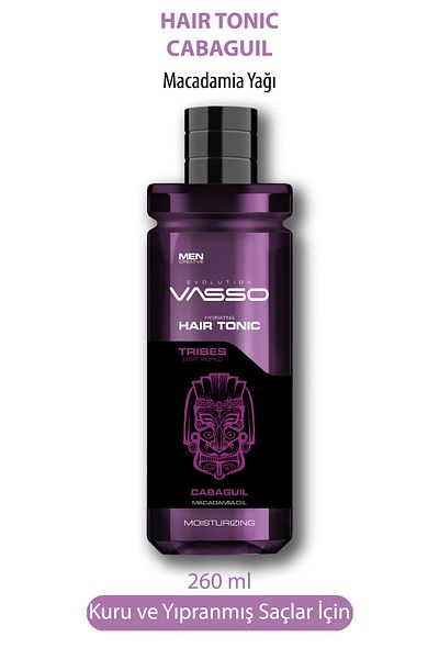 Vasso Men Tribes Cabaguil Moisturizing Hair Tonic for Dry and Damaged Hair 260 ml
