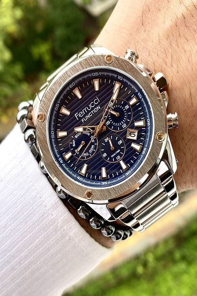 Ferrucci Function All Functions Active Men's Wristwatch + Bracelet Gift