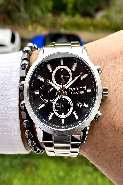 Ferrucci Functıon Tüm Fonksiyonları Aktif Erkek Kol Saati+Bileklik Hediyeli