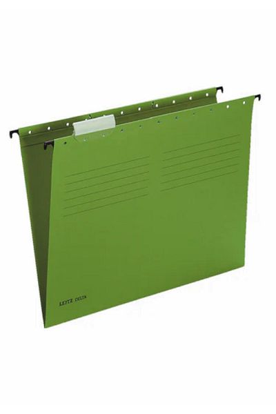 Leitz 6515-55 DELTA HANGED FILE RADIO GREEN (25 PIECES)