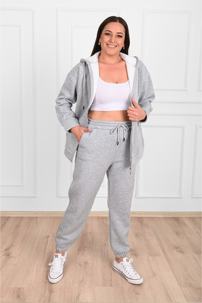 C&C OKULCUNUZ CC STORE Γυναικείο Σετ ράστερ με 3 κλωστές διπλό συν μέγεθος