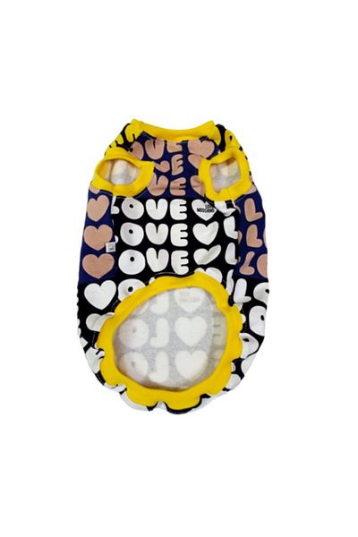 Gobo Medium and Large Breed Love Patterned Dog Apparel Dress