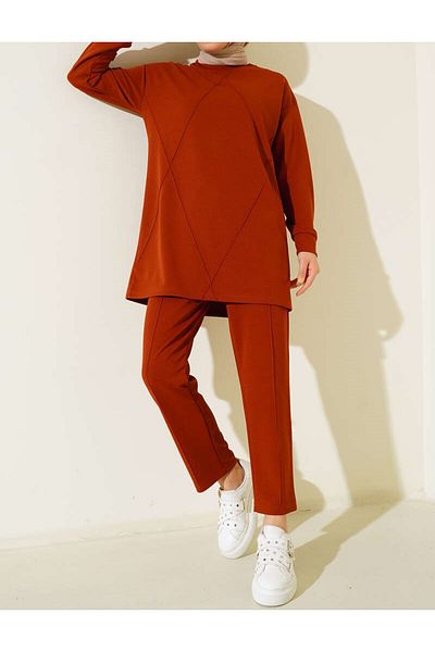 VOLT CLOTHİNG Women's Çima Patterned Double Suit