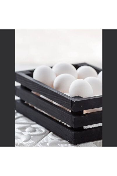 temamall Black Wooden Case, General Purpose Case, Decorative Organizer30x25 cm