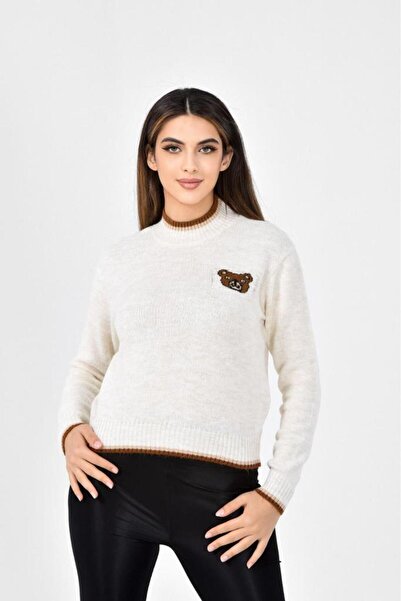 NYN TEKSTİL Women's Crew Neck Knitwear Sweater