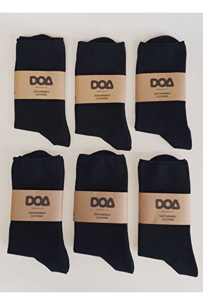 doashop Doa Organic Cotton Women's Elasticless Socks - Pack of 6