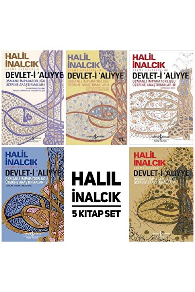 TÜRKİYE İŞ BANKASI KÜLTÜR YAYINLARI Devlet-i Aliyye - 1-2-3-4-5 (5 Cilt Set -...