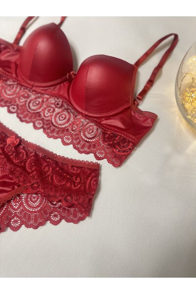 Betimoda Women's Lingerie Push-up Bra and Panty Set