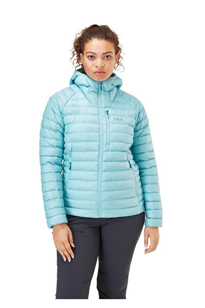 Rab Microlight Alpine Kaz Tüyü Kapüşonlu Kadın Ceket