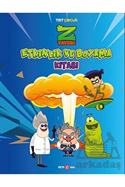 Beta Kids TRT Çocuk Z Takımı Etkinlik ve Boyama Kitabı 3