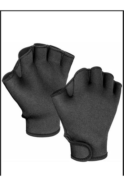 CIWAA Swimmer Hand Flippers Swimming Gloves Black