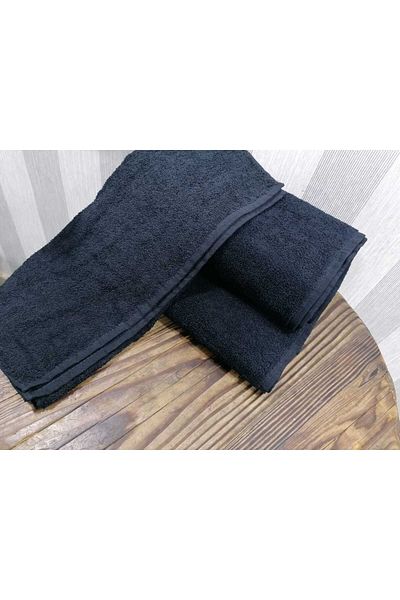 MEŞELİ TEKSTİL Black 3-Piece Towel Set 1 Piece 50x90 1 Piece 70x140 1 Piece 90x150
