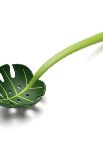 Yenigeldi Jungle Leaf Ladle - Kitchen Spoon, Spoon Serving