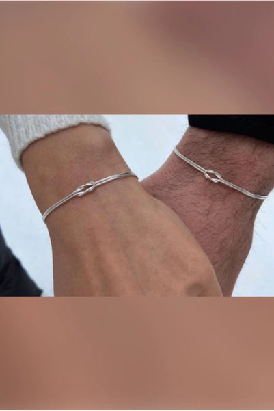 Evorya Stainless Steel Knot Infinity Lover Friend Bracelet (1 Piece)