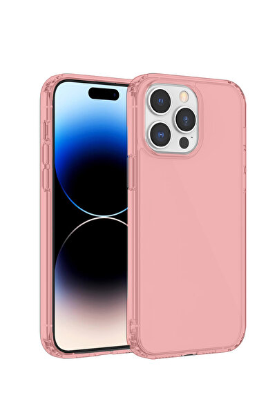 Powerfox iPhone 14 Pro Uyumlu Cam Görünümlü Asla Sararmayan Kılıf