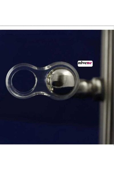 NİVENE Plastic 8 Pieces Door Handle Window Stopper, Door Back Wall Protector Bumper, Silicone Stopper