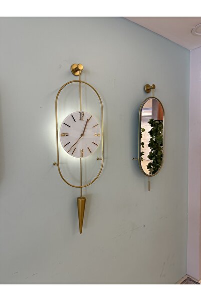 MetaQuartz Aksesuar Metal 3 Lü Gold Serenity Pendulum Saat Elegante Set 30 X ...