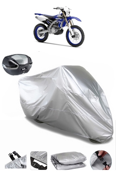 AUTOLION حقيبة خلفية متوافقة مع القماش المشمع للدراجات النارية Yamaha WR 450 ...
