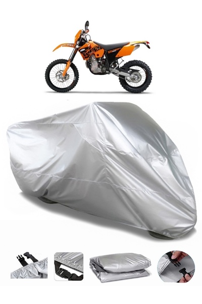 AUTOLION حقيبة خلفية متوافقة مع القماش المشمع للدراجات النارية KTM 525 EXC بج...