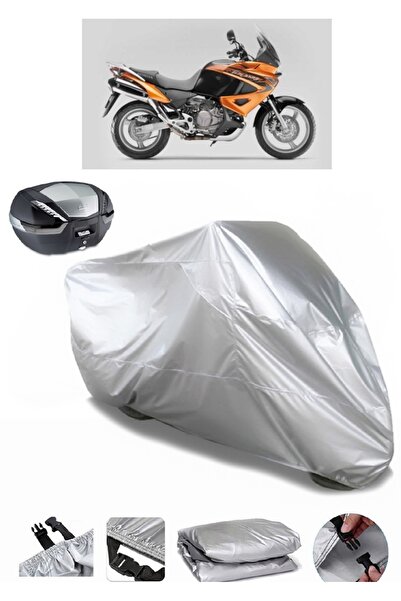 AUTOLION حقيبة خلفية متوافقة مع القماش المشمع للدراجات النارية Honda XL 1000V...