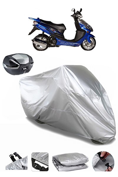 AUTOLION Bianchi Mach 1 150 Rear Bag Compatible Motorcycle Tarpaulin Premium ...